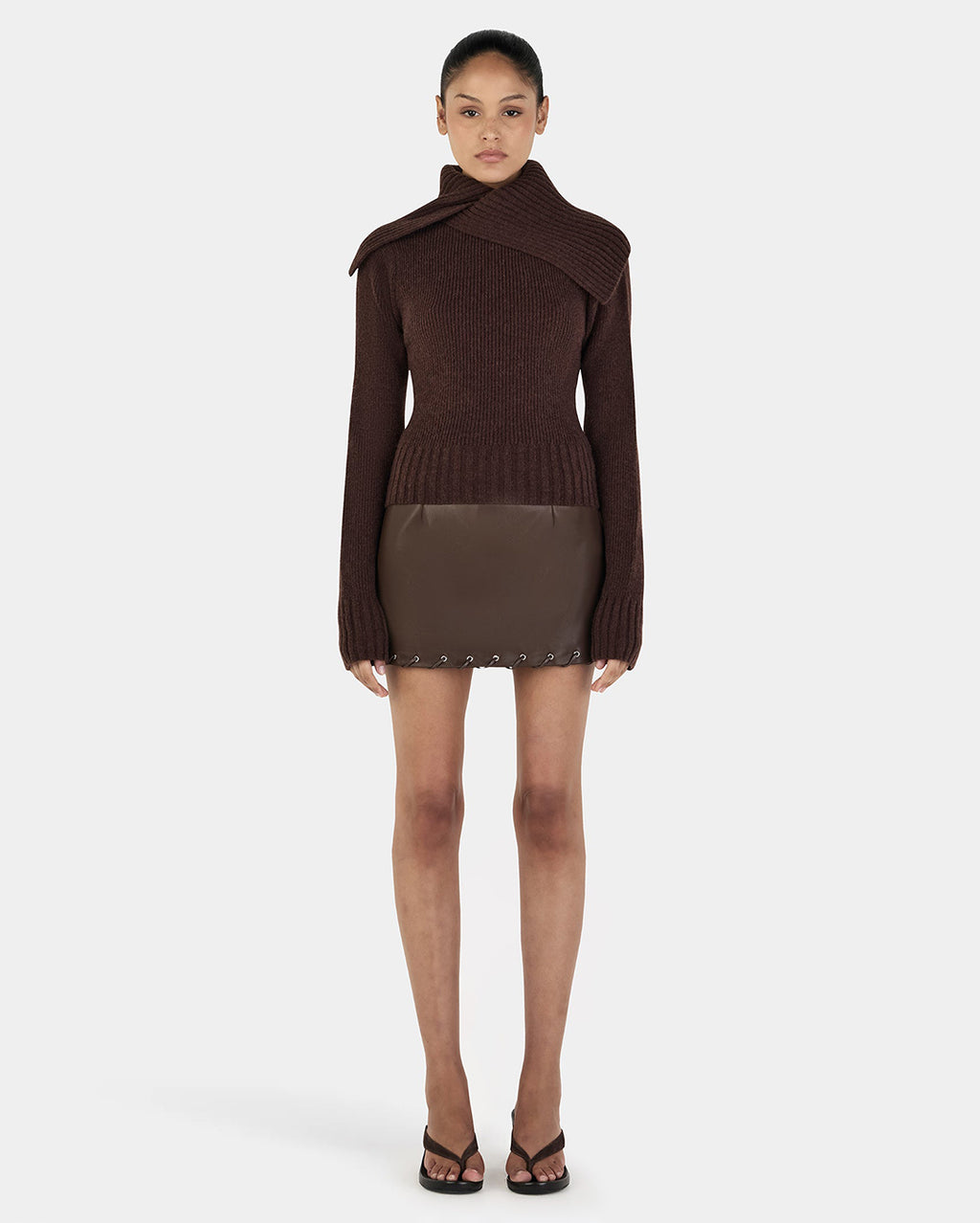Roxanne Turtleneck - Chocolate - Ownley