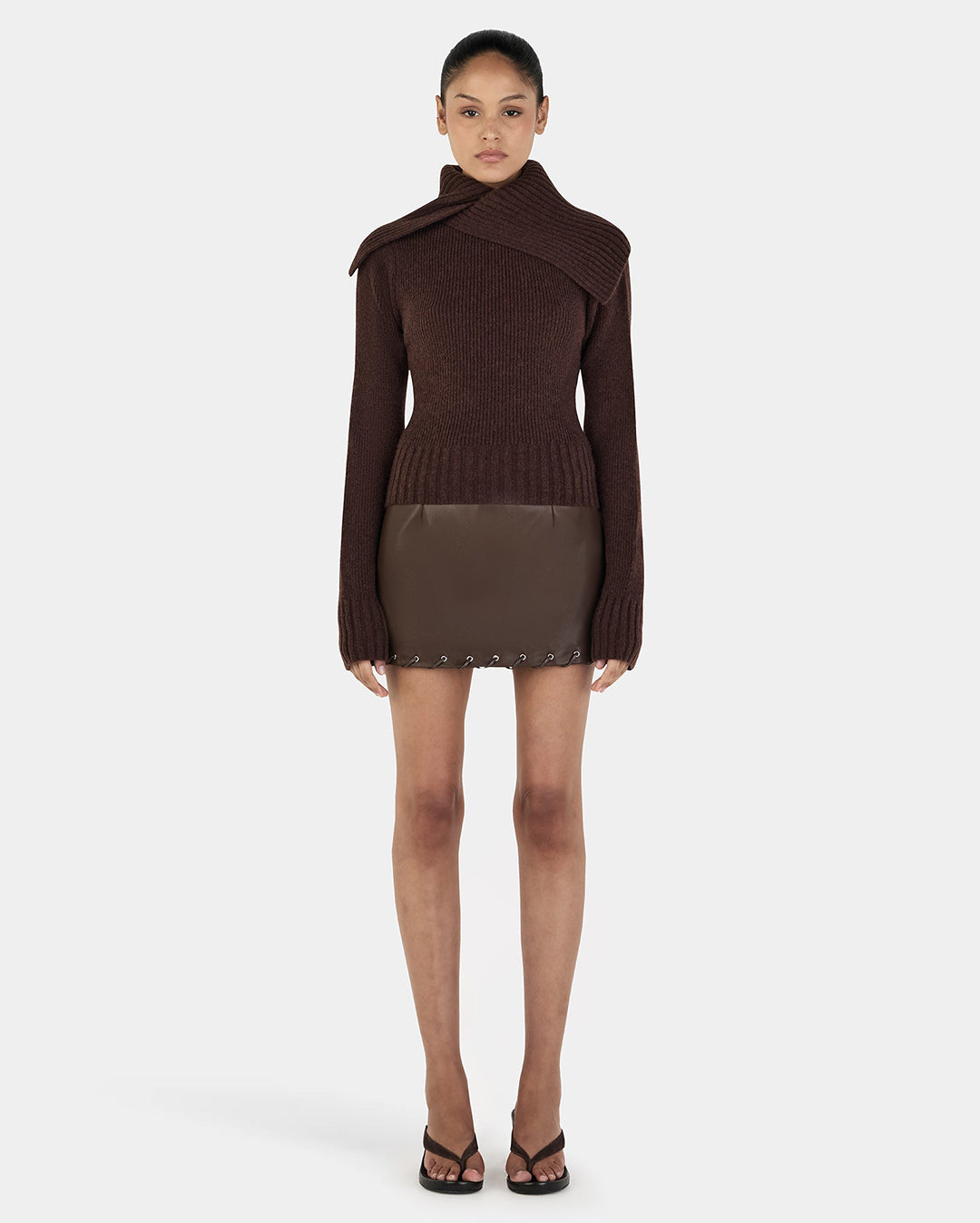 Roxanne Turtleneck - Chocolate - Ownley