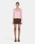 Sabine Mini Skirt - Chocolate - Ownley