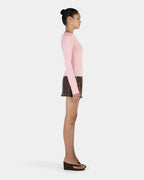 Sabine Mini Skirt - Chocolate - Ownley
