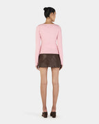 Sabine Mini Skirt - Chocolate - Ownley