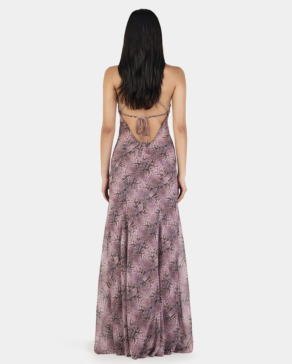 Tiffany Maxi Dress - Mauve Snake - Ownley