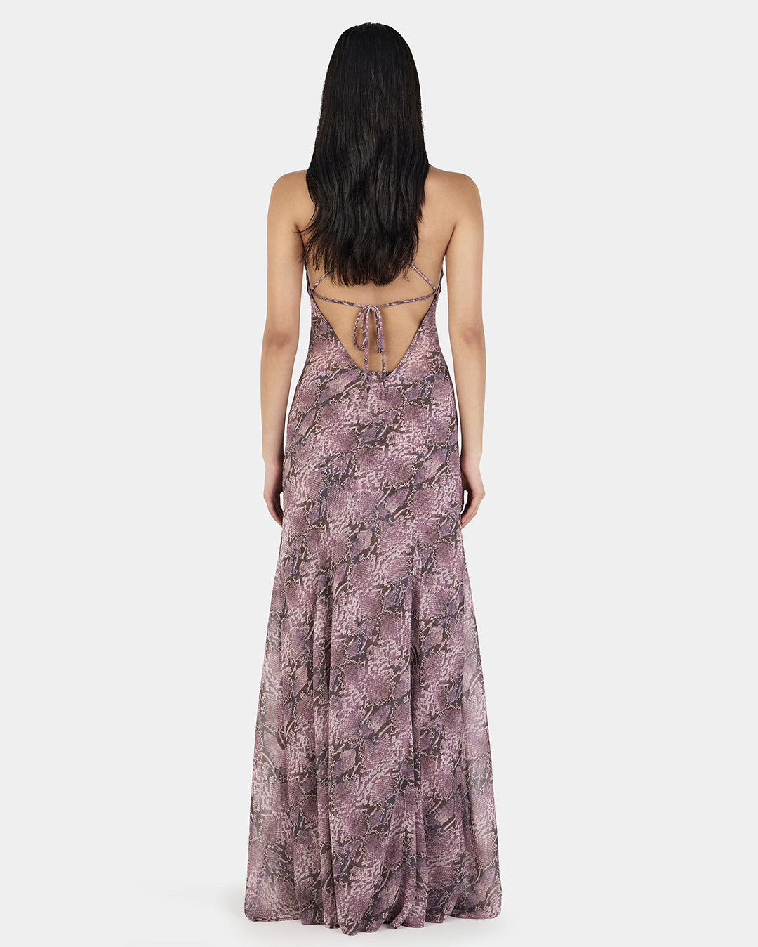 Tiffany Maxi Dress - Mauve Snake - Ownley