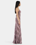 Tiffany Maxi Dress - Mauve Snake - Ownley