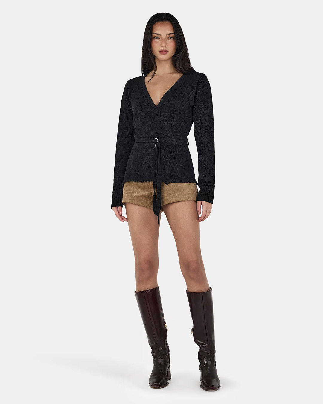 Valerie Knit Cardigan - Black - Ownley