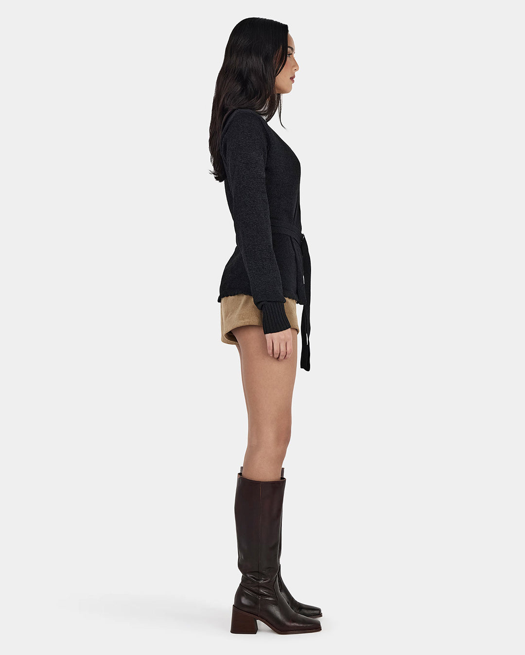 Valerie Knit Cardigan - Black - Ownley