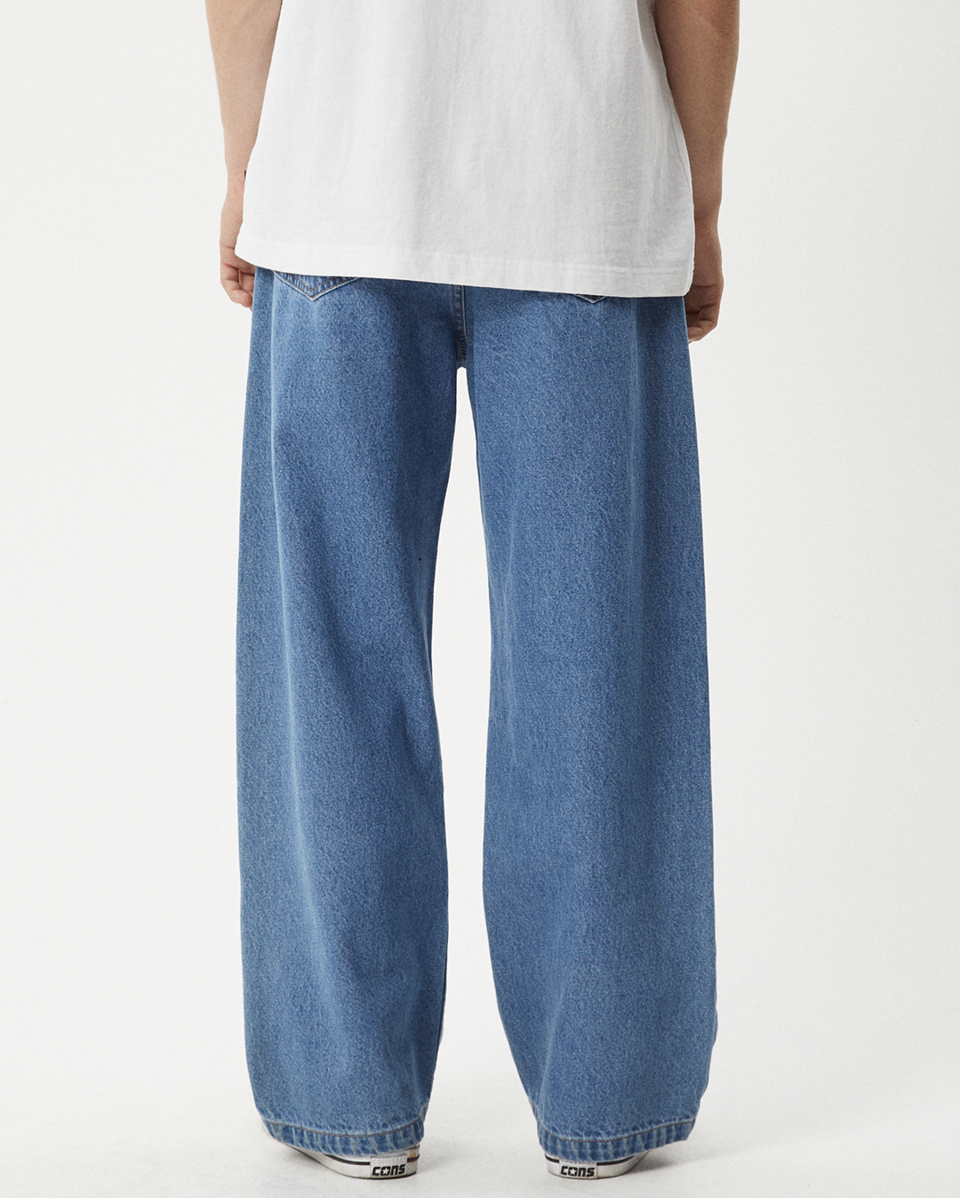 Pablo - Denim Baggy Jean - Worn Blue - Afends