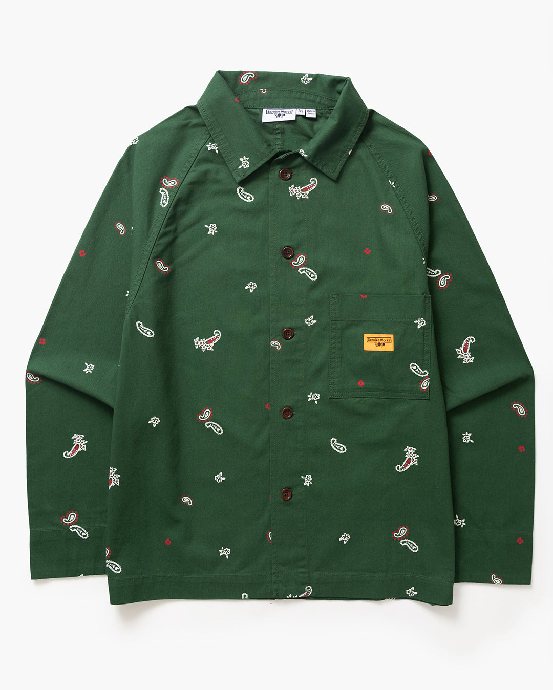 Paisley Front of House Jacket - Forest - Service Works