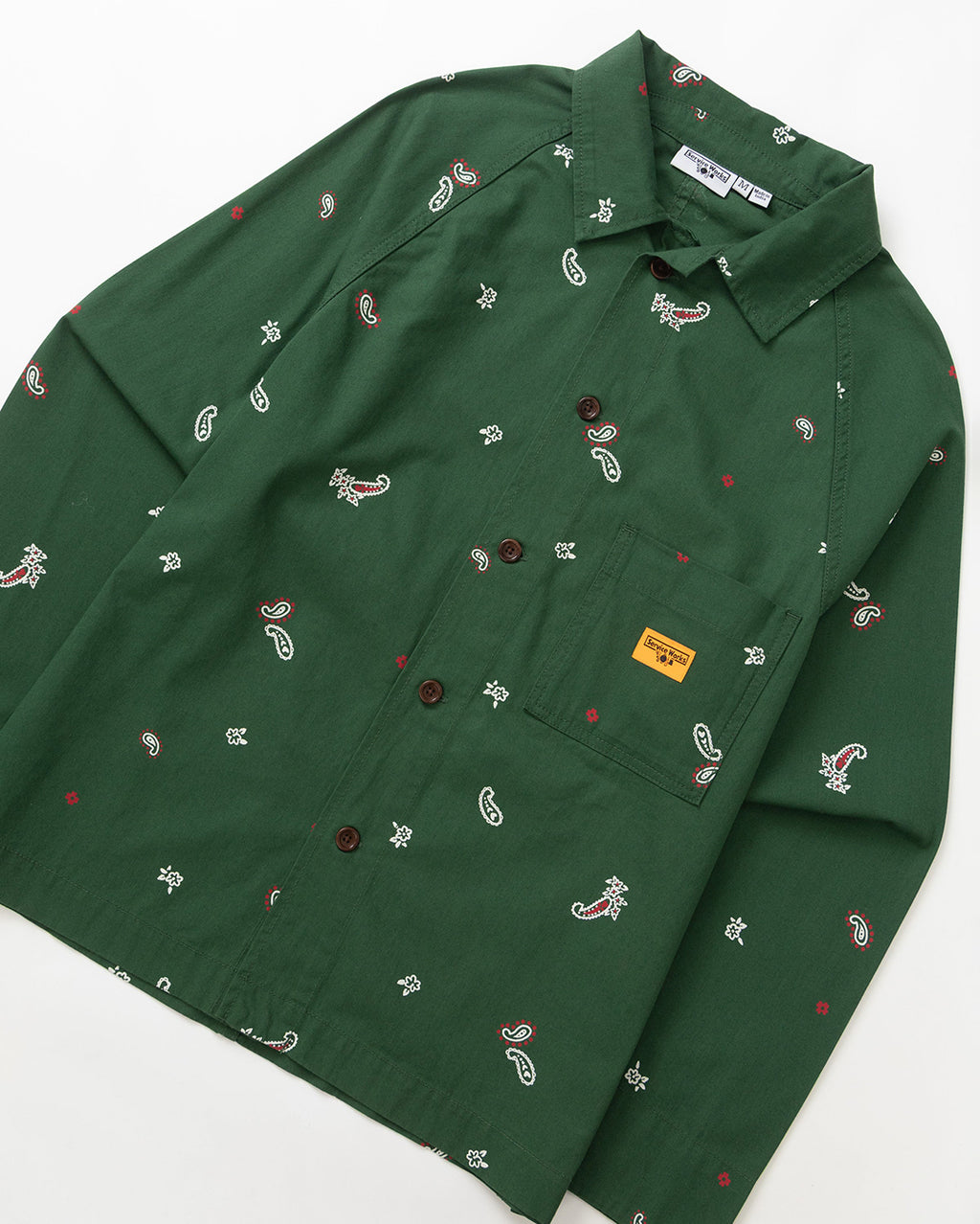 Paisley Front of House Jacket - Forest - Service Works