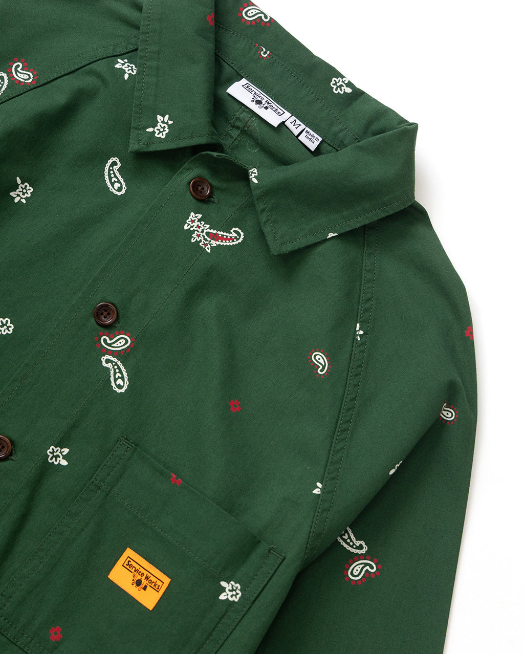 Paisley Front of House Jacket - Forest - Service Works