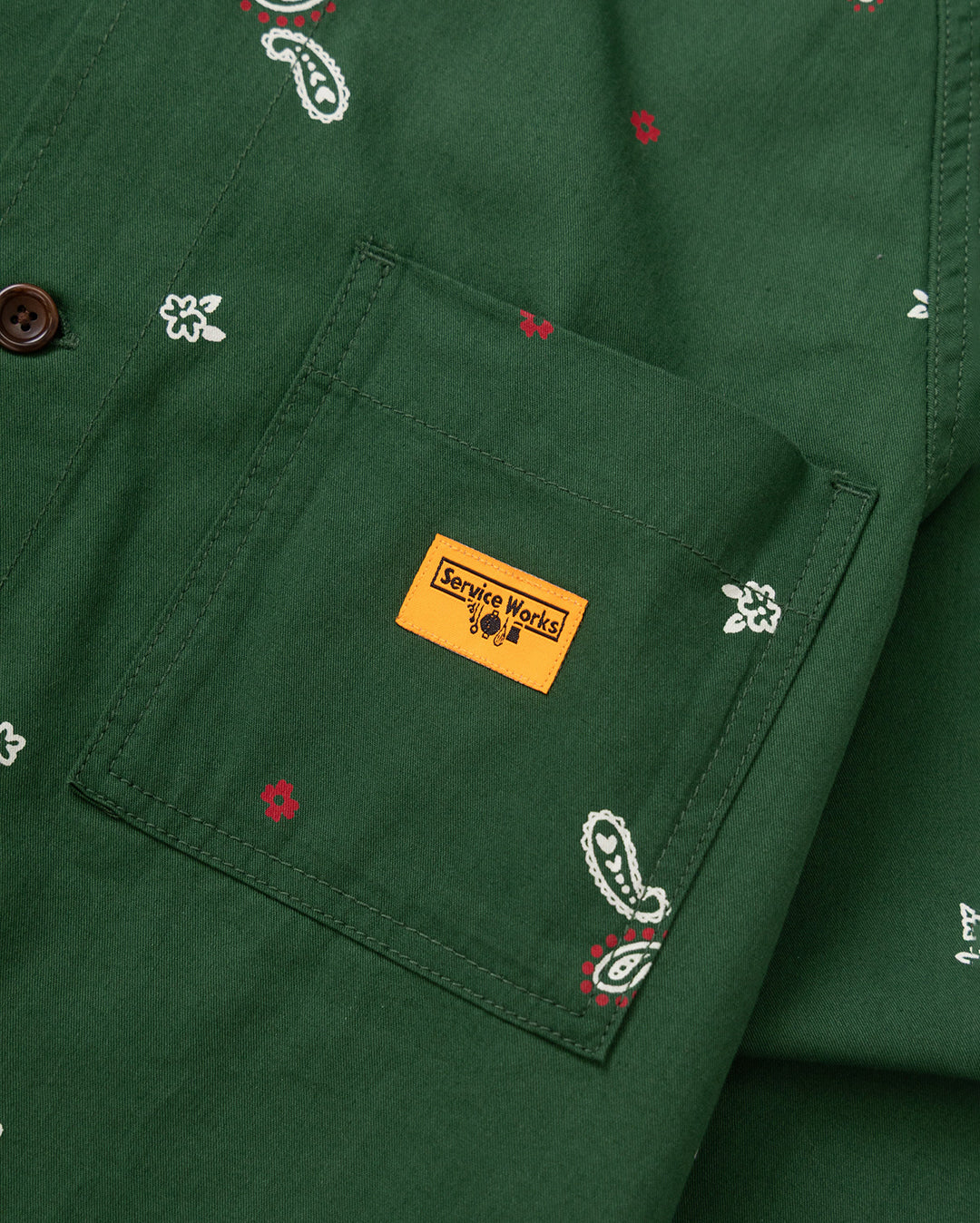 Paisley Front of House Jacket - Forest - Service Works