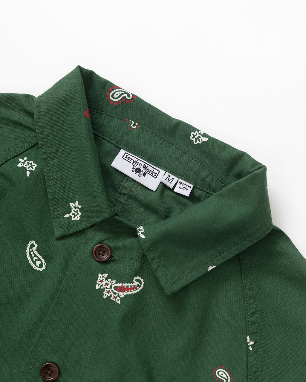 Paisley Front of House Jacket - Forest - Service Works