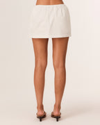 Emmina Mini Skirt - Off White - SNDYS