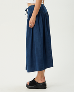 Palmer - Midi Skirt - Ink - Afends