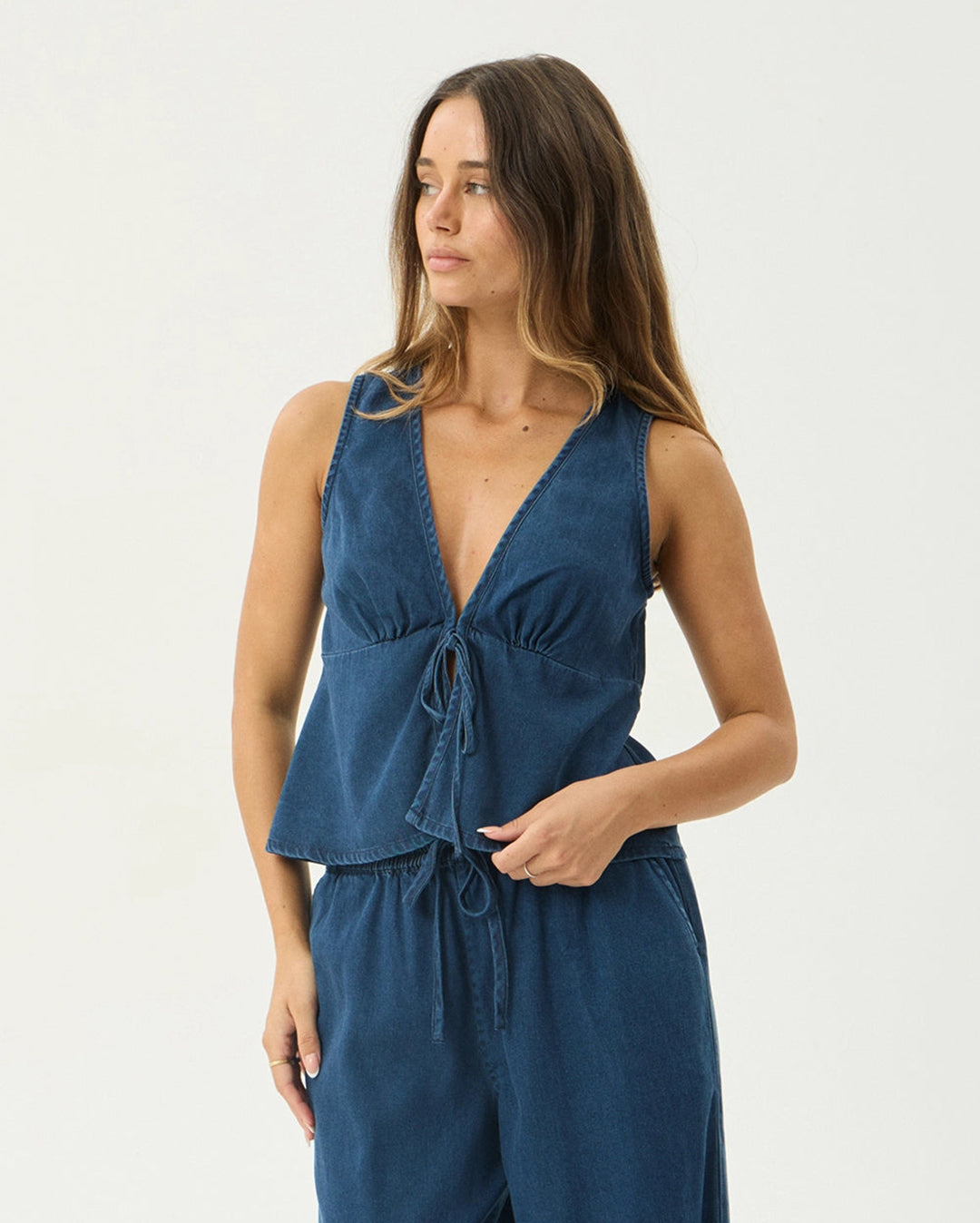 Palmer - Sleeveless Top - Ink - Afends
