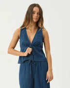 Palmer - Sleeveless Top - Ink - Afends