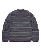 Pattern Knit Crew - Dark Purple - thisisneverthat