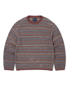 Pattern Knit Crew - Magenta - thisisneverthat