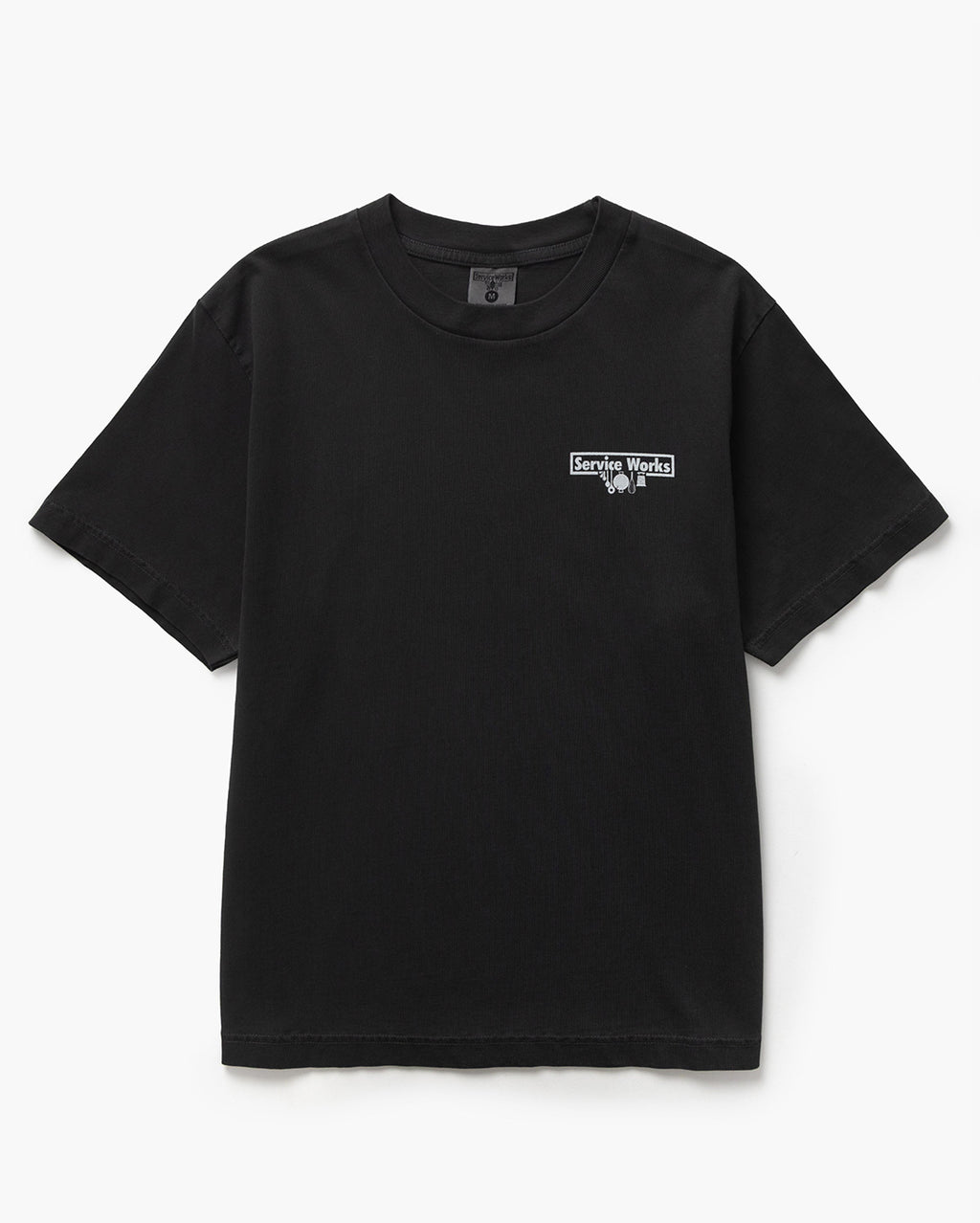 Pigment Dyed Trademark Tee - Black - Service Works