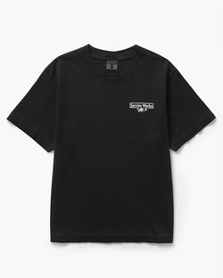 Pigment Dyed Trademark Tee - Black - Service Works