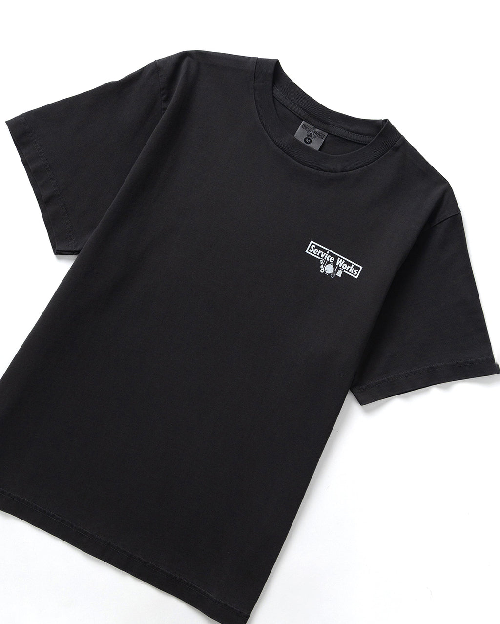 Pigment Dyed Trademark Tee - Black - Service Works