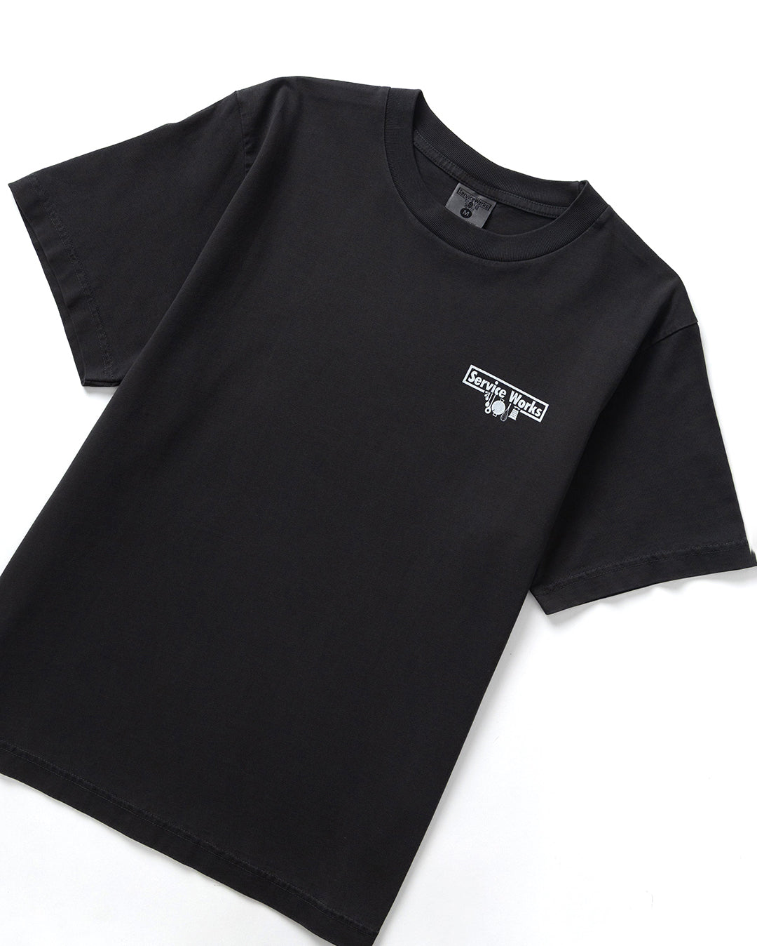 Pigment Dyed Trademark Tee - Black - Service Works