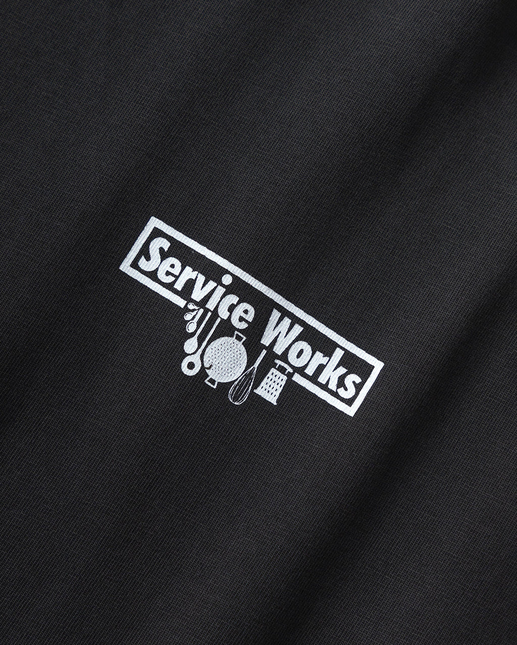 Pigment Dyed Trademark Tee - Black - Service Works