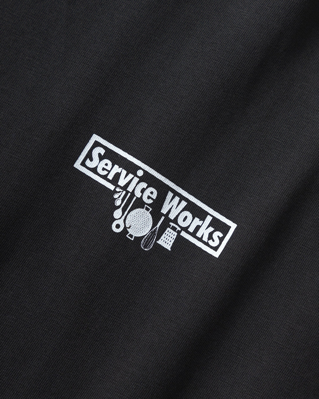 Pigment Dyed Trademark Tee - Black - Service Works