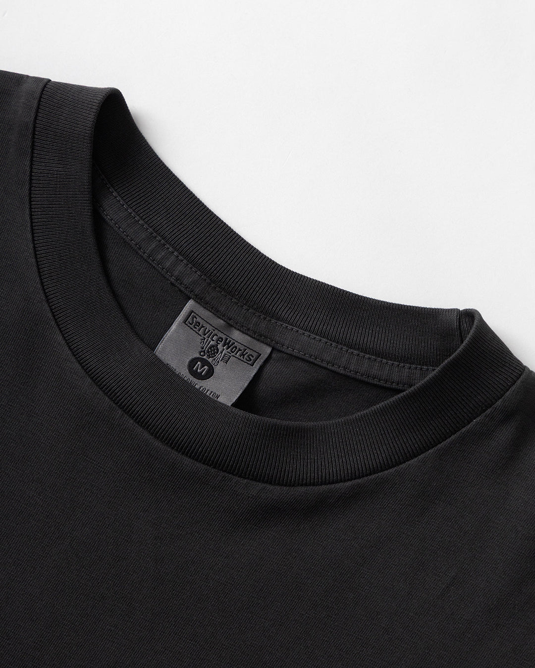 Pigment Dyed Trademark Tee - Black - Service Works