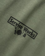 Pigment Dyed Trademark Tee - Olive - Service Works