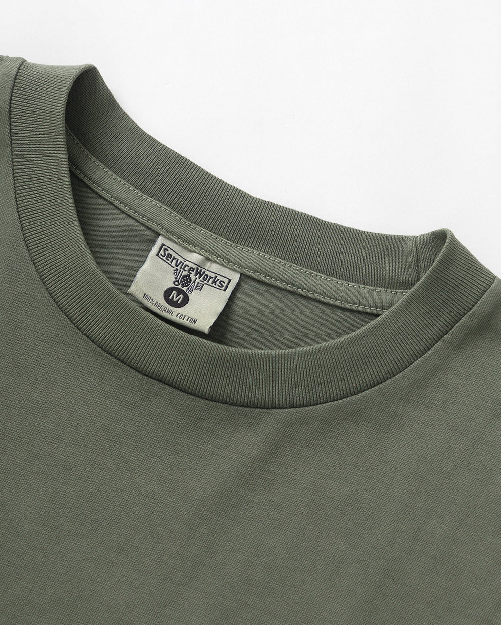 Pigment Dyed Trademark Tee - Olive - Service Works
