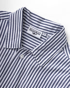 Poplin Stripe Waiter Shirt - Royal - Service Works