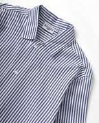 Poplin Stripe Waiter Shirt - Royal - Service Works