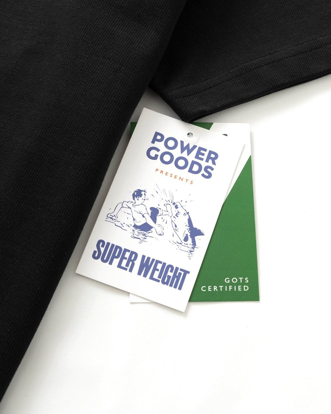 Super Weight Tee - Black - Power Goods