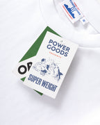 Super Weight Tee - White - Power Goods