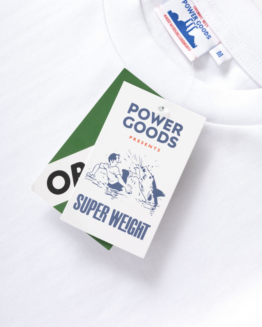 Super Weight Tee - White - Power Goods