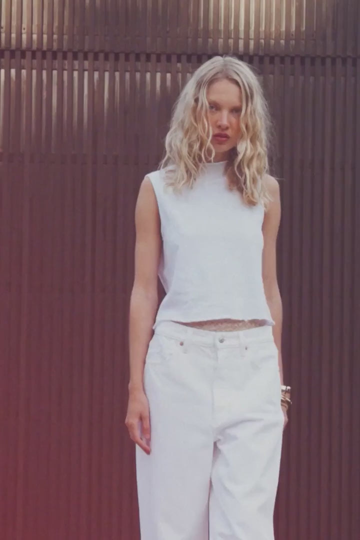 Sailor Long Relaxed Denim Jeans