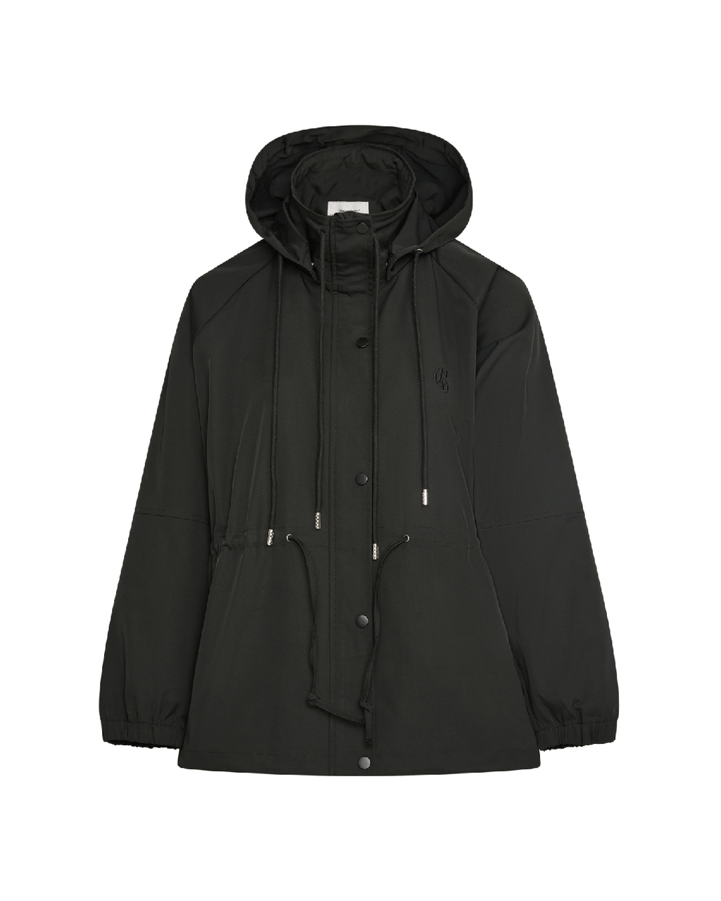Pull In Nylon Windbreaker - Black - Commonplace Essentials