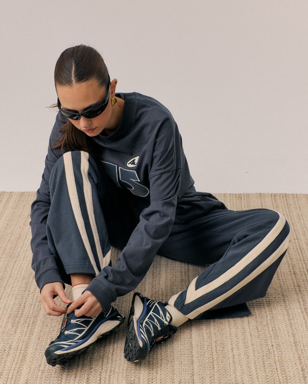 Races Trackpant - Washed Black - Araminta James