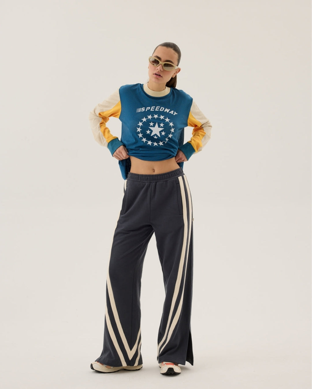 Races Trackpant - Washed Black - Araminta James
