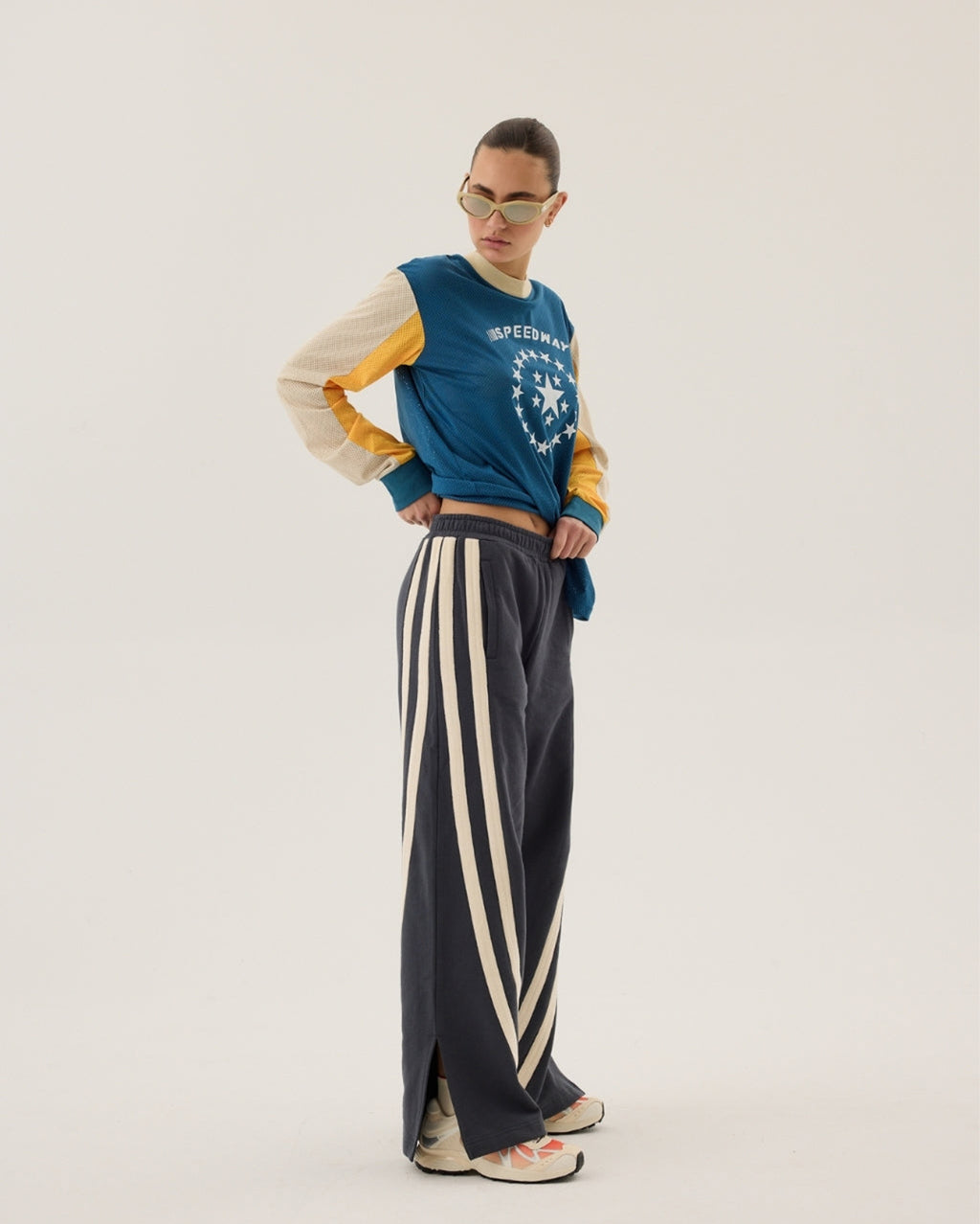 Races Trackpant - Washed Black - Araminta James