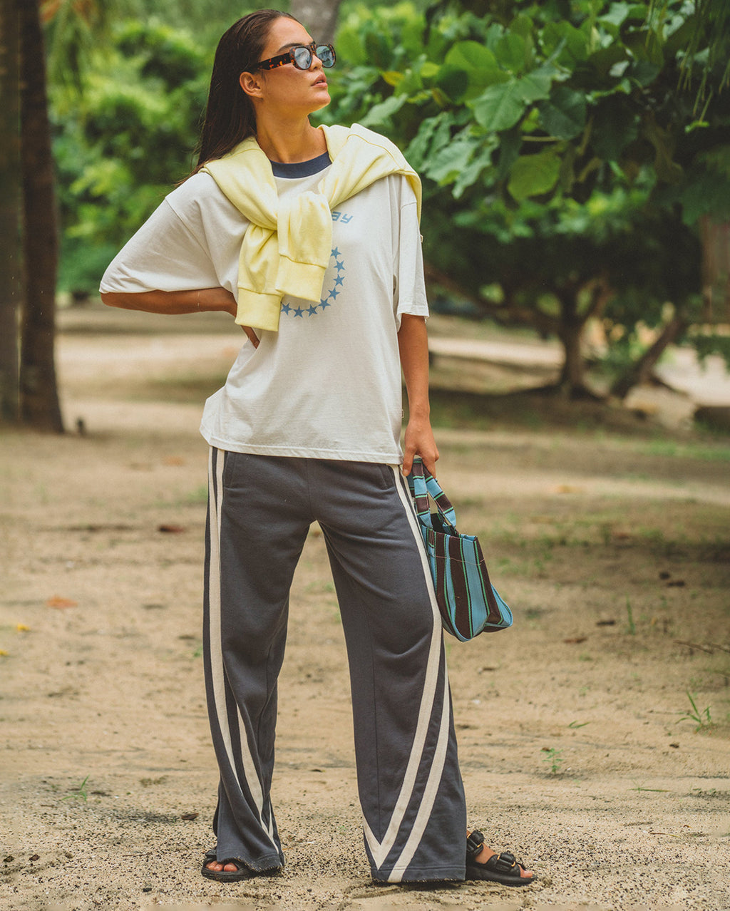 Races Trackpant - Washed Black - Araminta James