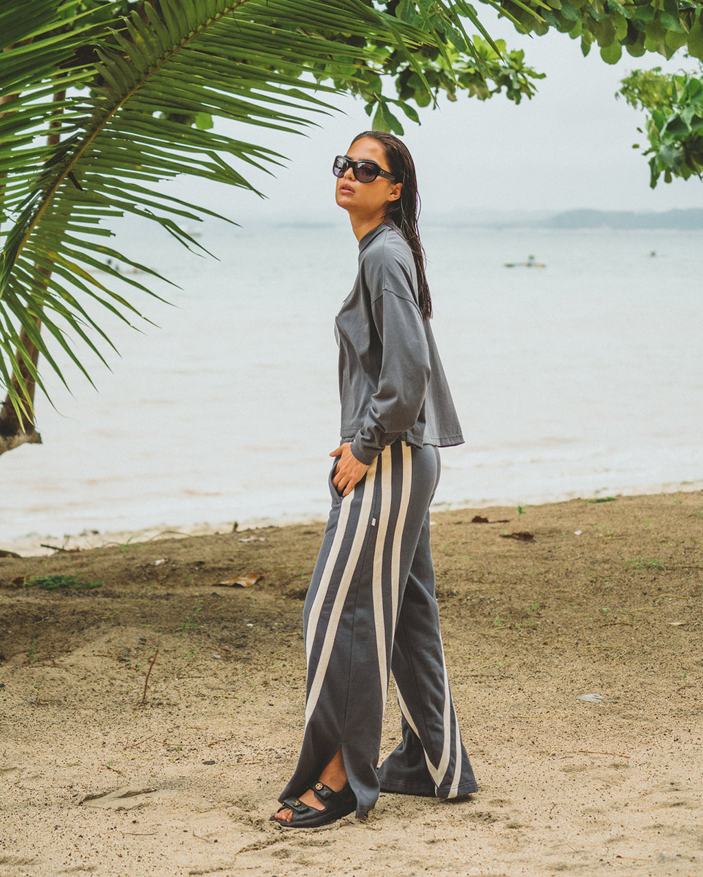 Races Trackpant - Washed Black - Araminta James