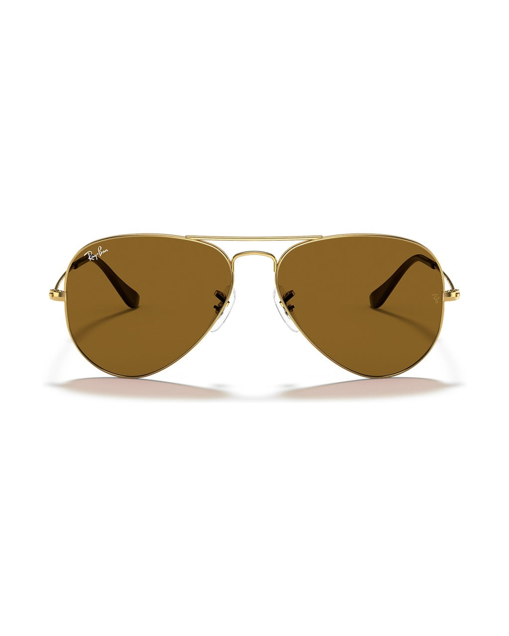 Aviator Large Metal Sunglasses - Arista Gold/B-15 Brown - Ray-Ban