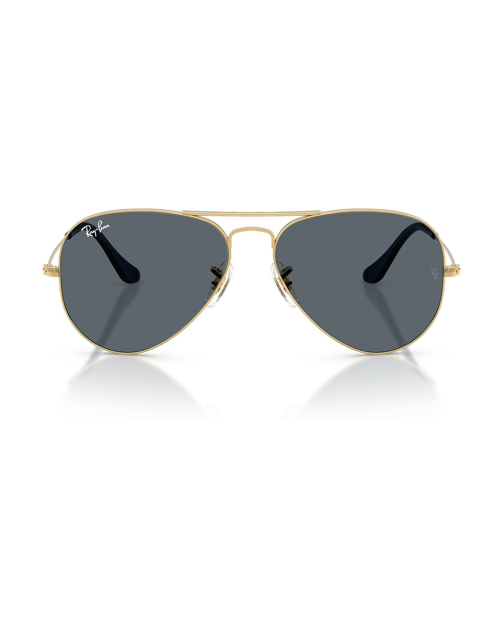 Aviator Large Metal Sunglasses - Arista Gold/Blue - Ray-Ban
