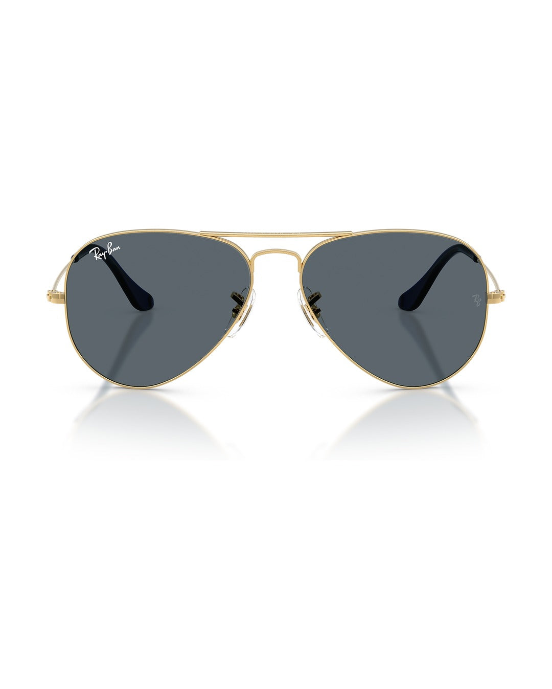 Aviator Large Metal Sunglasses - Arista Gold/Blue - Ray-Ban