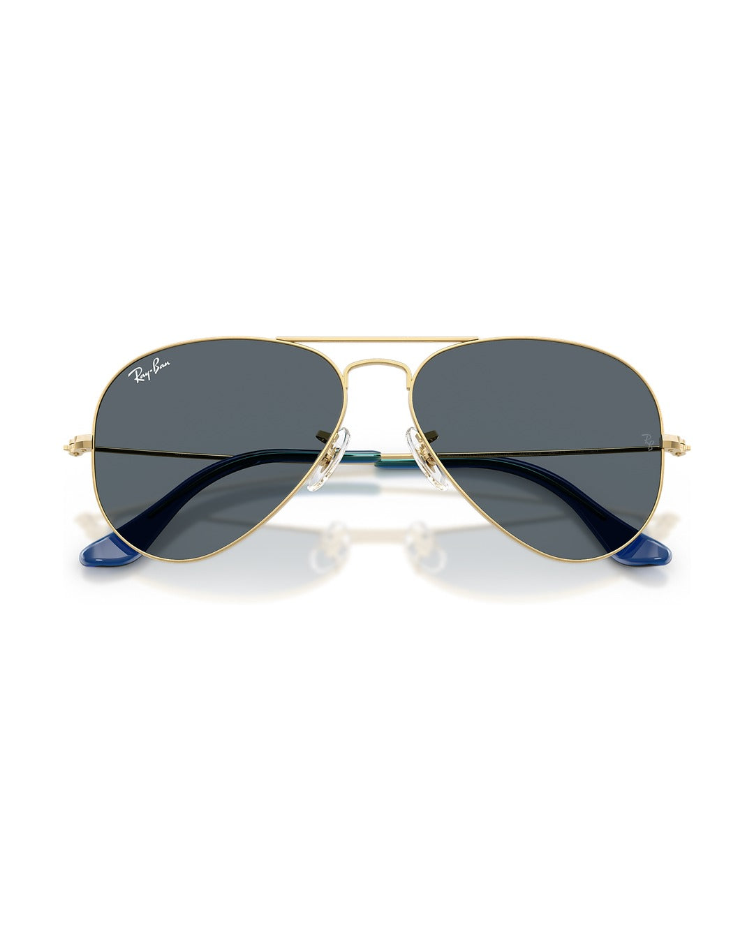 Aviator Large Metal Sunglasses - Arista Gold/Blue - Ray-Ban