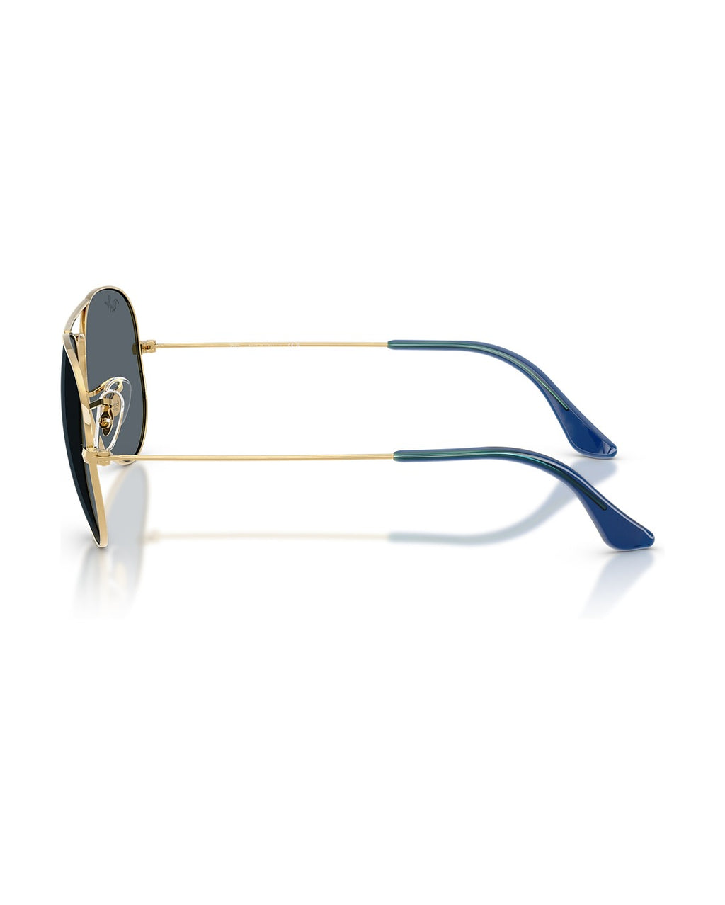 Aviator Large Metal Sunglasses - Arista Gold/Blue - Ray-Ban