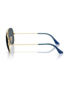 Aviator Large Metal Sunglasses - Arista Gold/Blue - Ray-Ban