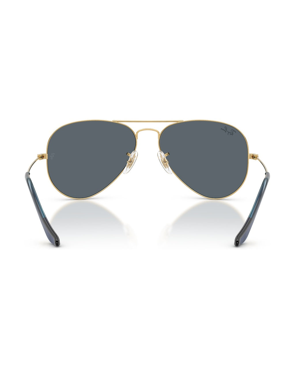 Aviator Large Metal Sunglasses - Arista Gold/Blue - Ray-Ban